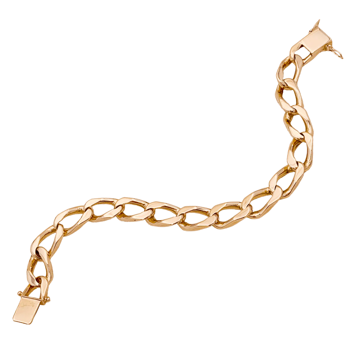 Maille bracelet in pink gold - Image 4