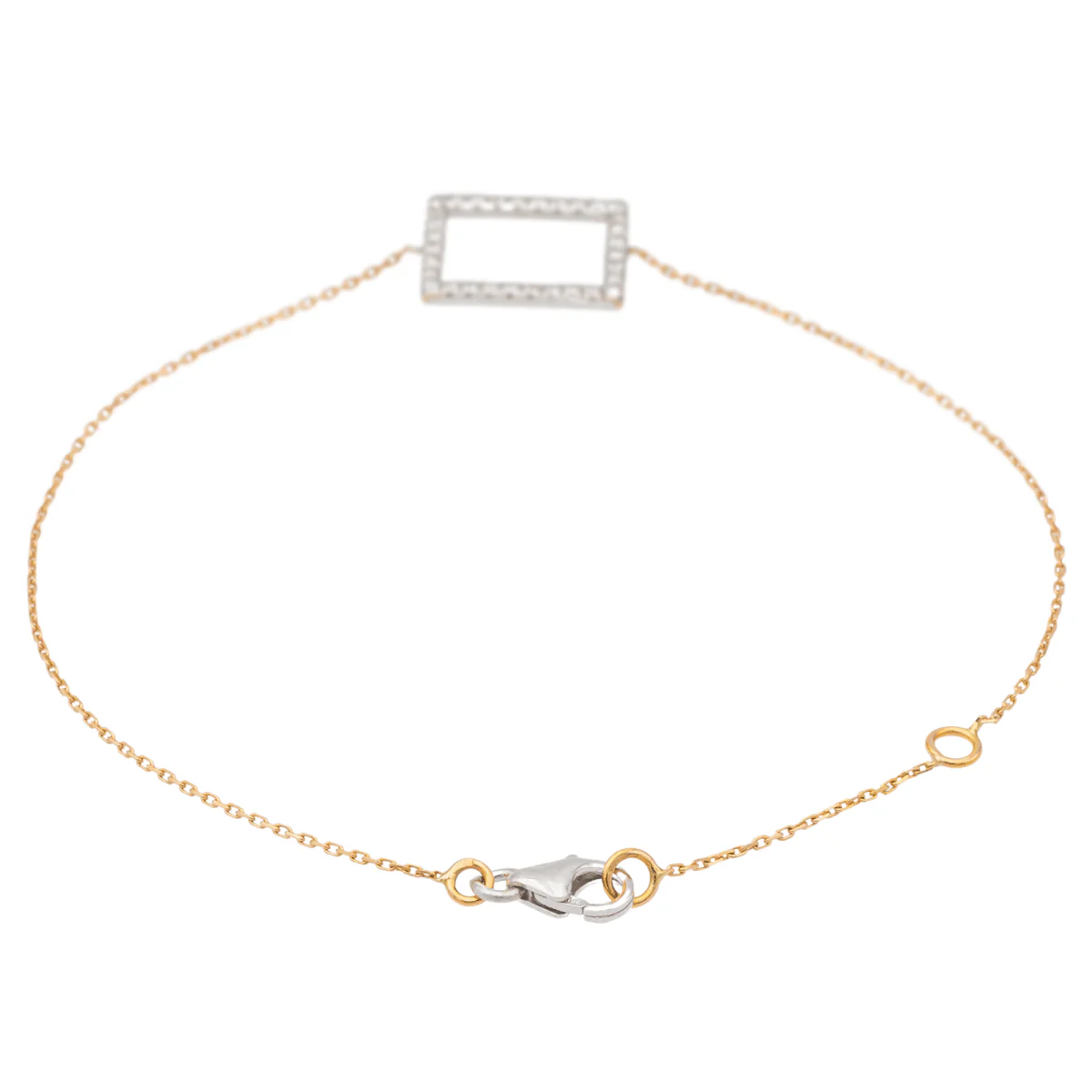 Rose gold and diamond bracelet - Image 4