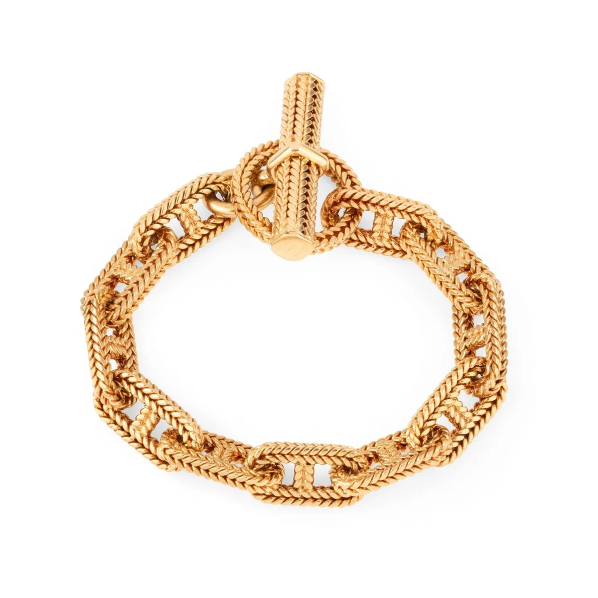 HERMÈS "Chaîne d'ancre Vendôme" bracelet in yellow gold - Image 4