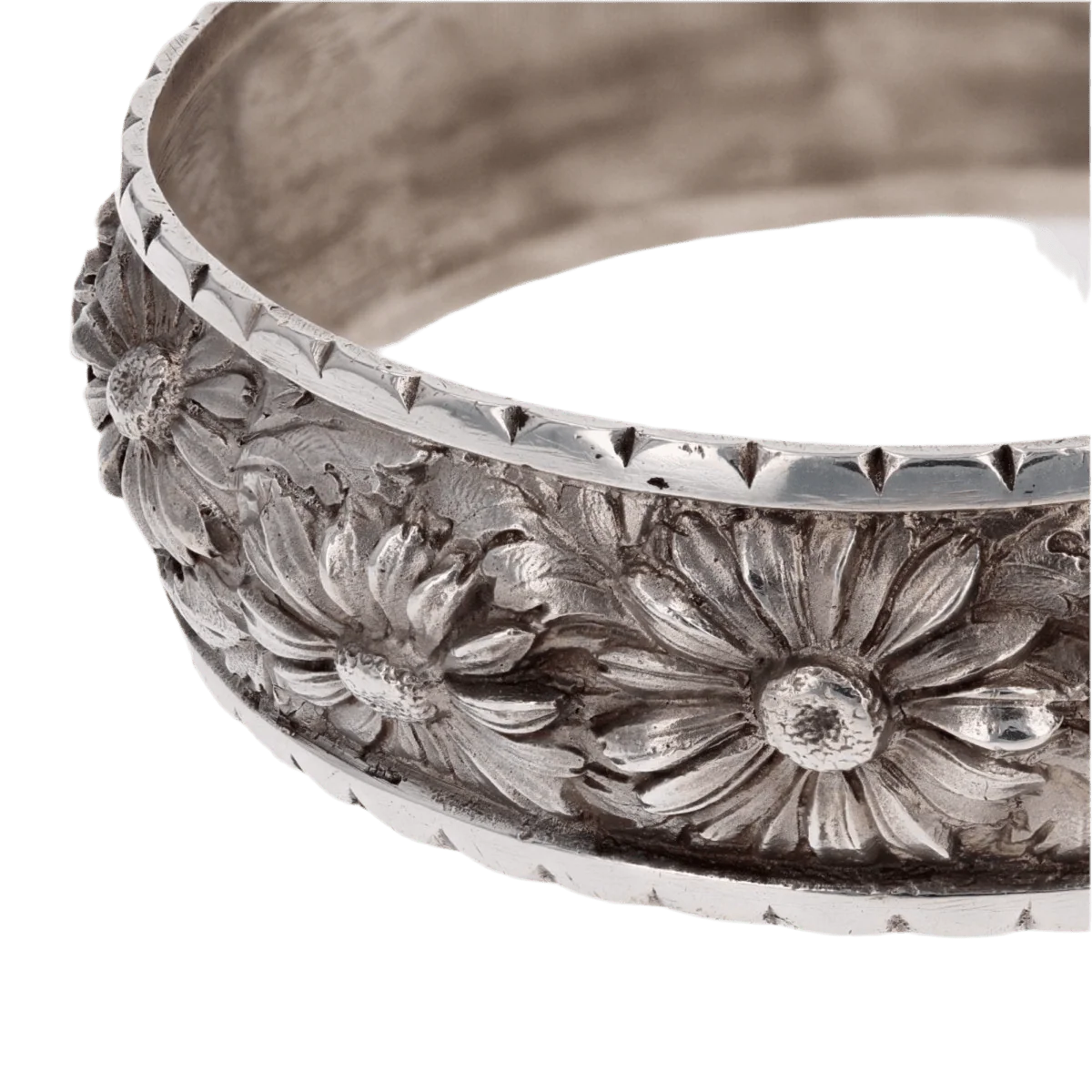 Silver bangle bracelet - Image 5