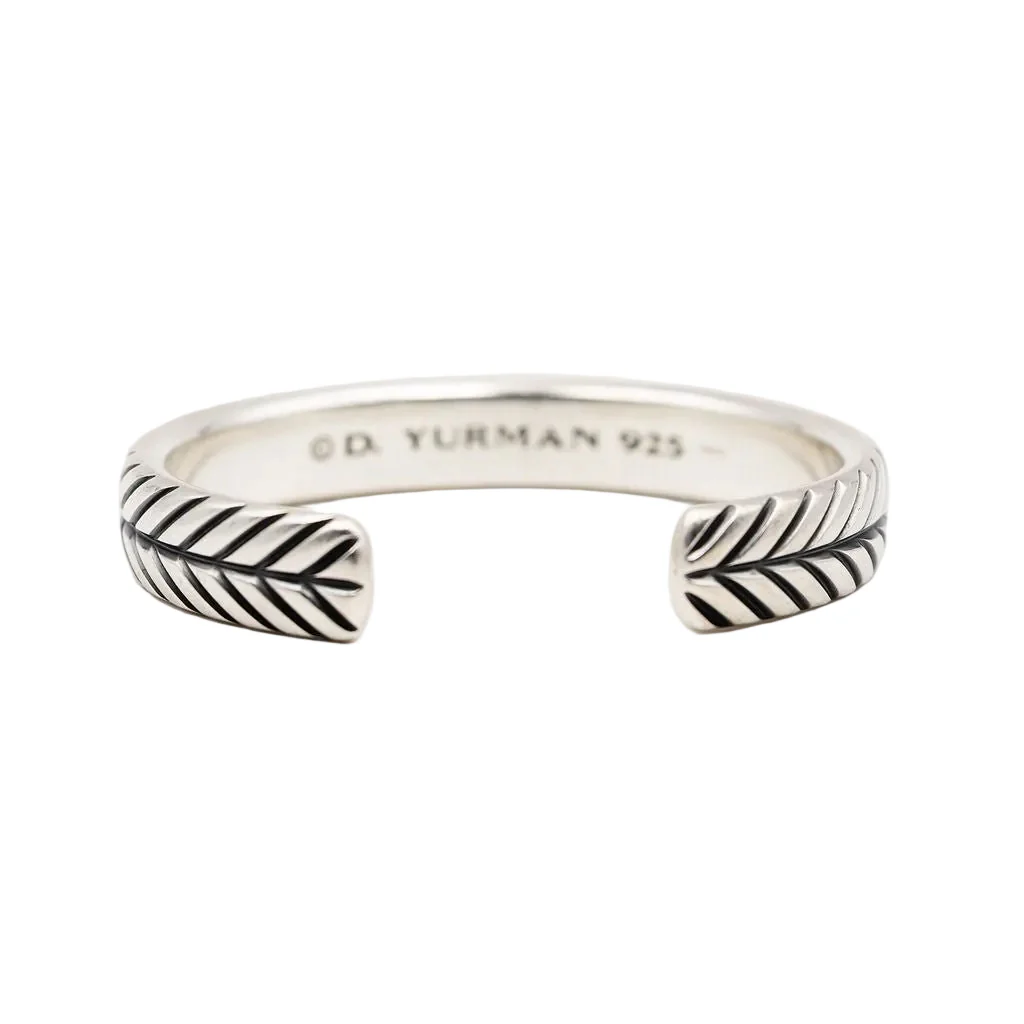 DAVID YURMAN Silver Bangle Bracelet - Image 3