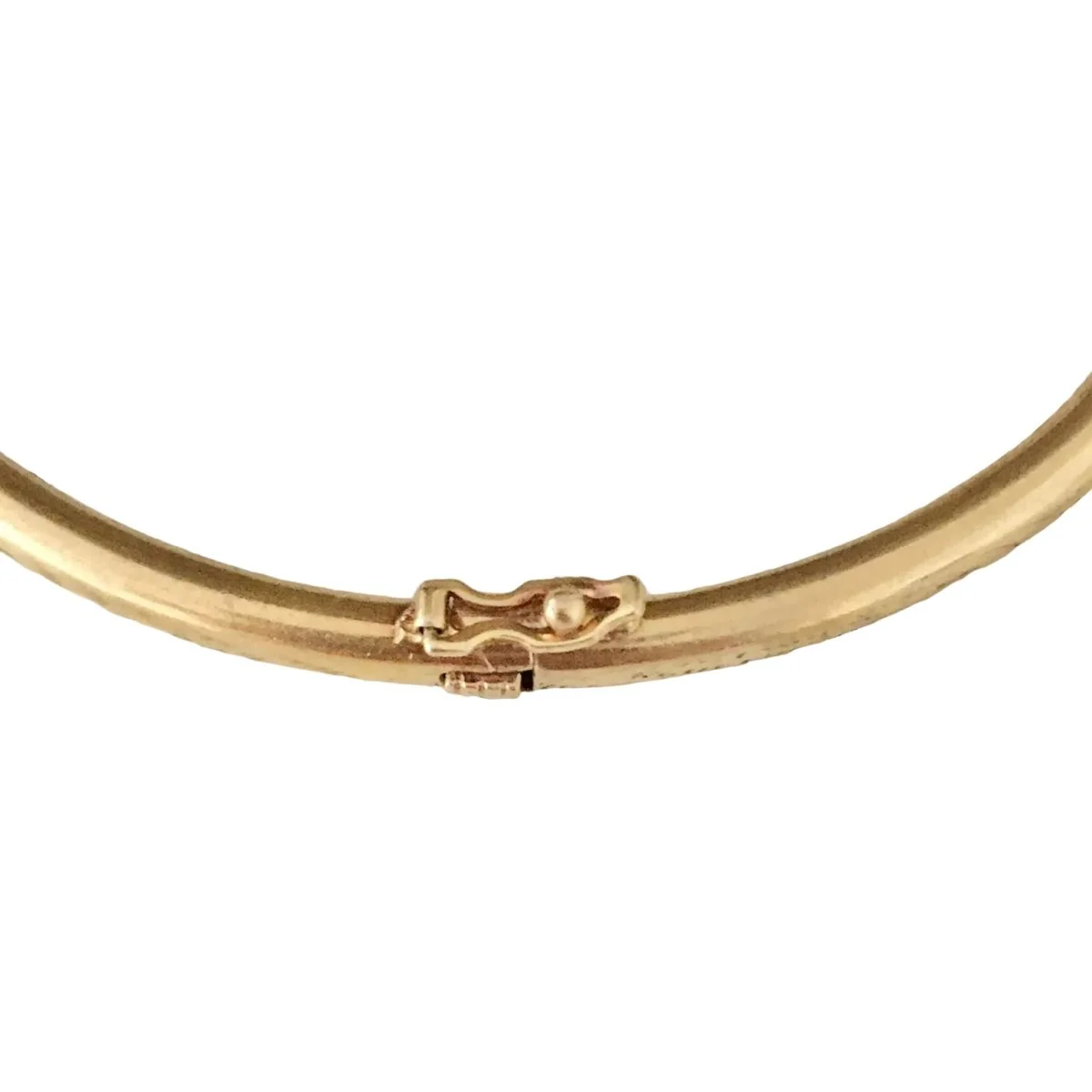 Bangle Bracelet in Yellow gold, White gold and Diamonds - Image 6