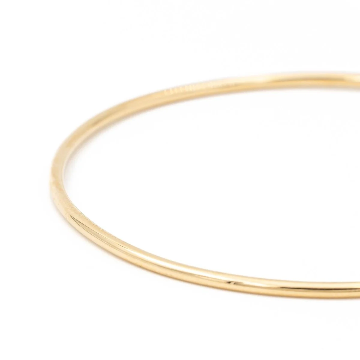 Yellow gold bangle bracelet - Image 2