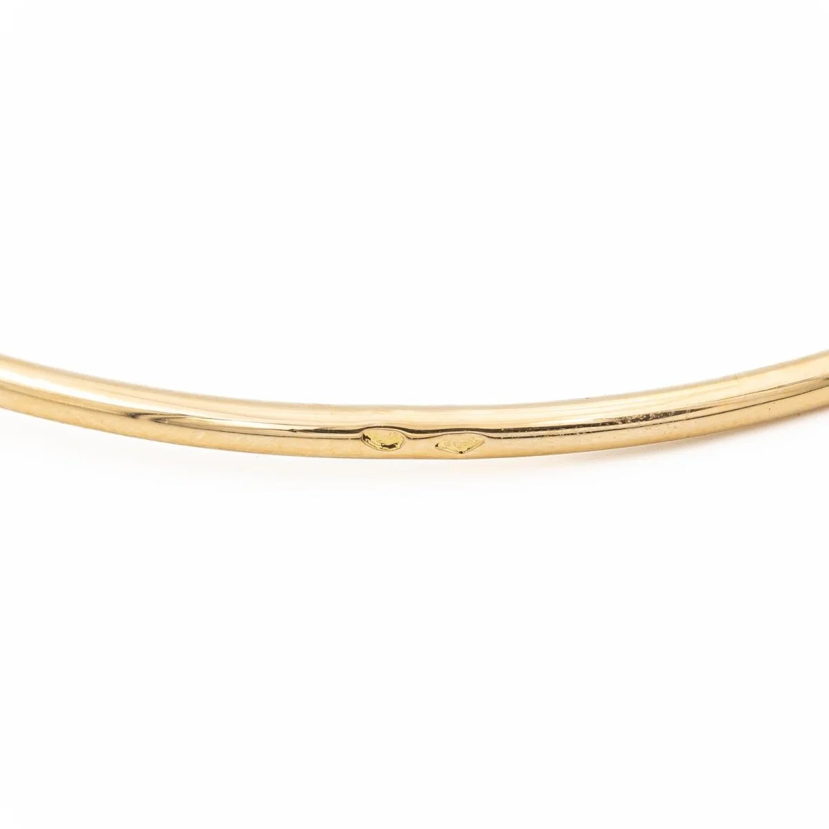 Yellow gold bangle bracelet - Image 5