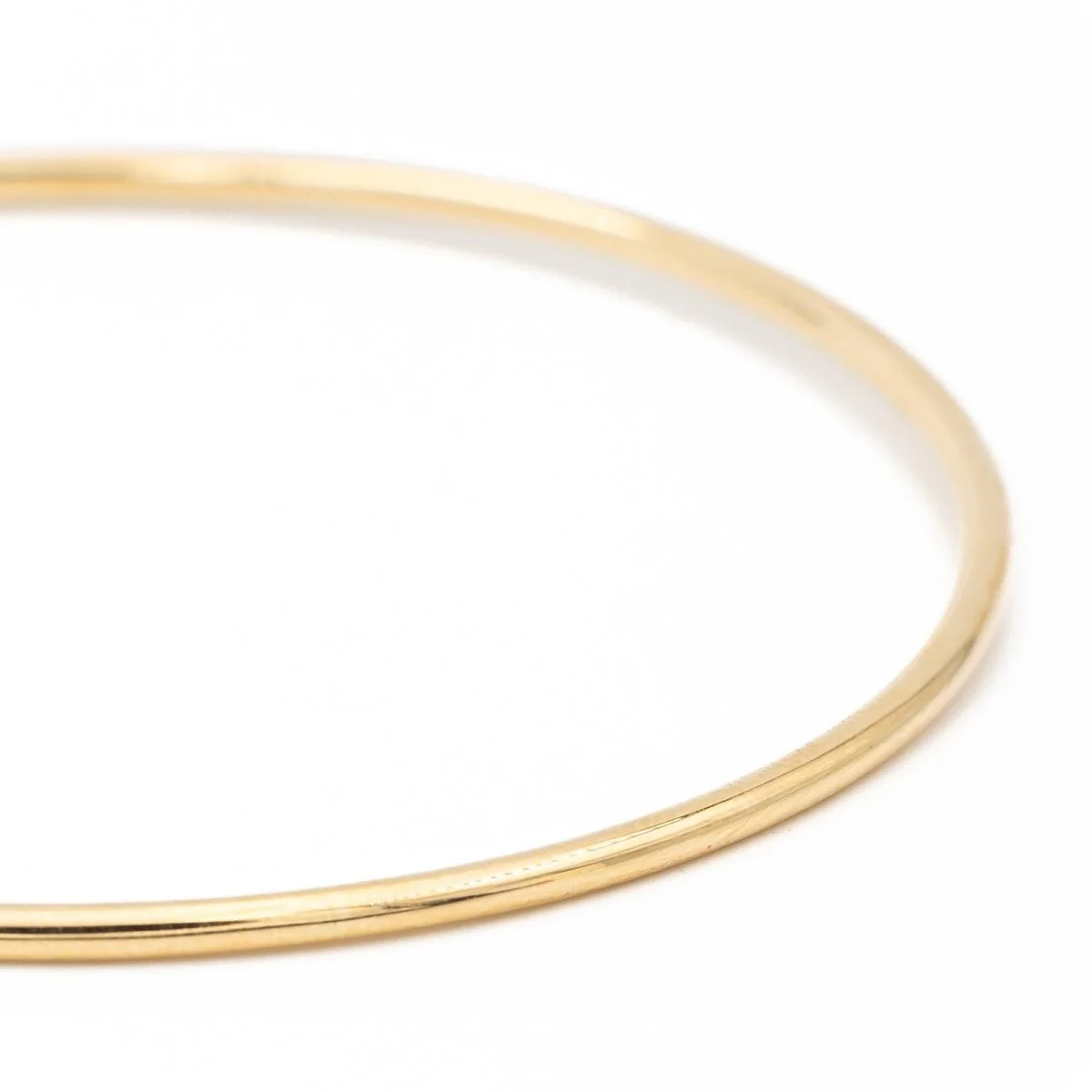 Yellow gold bangle bracelet - Image 6