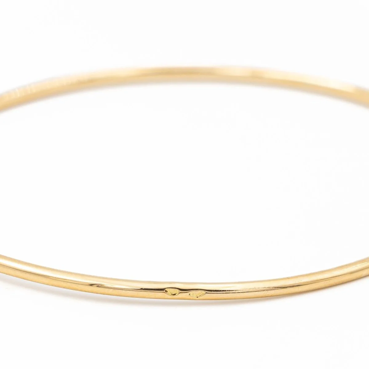 Yellow gold bangle bracelet - Image 7