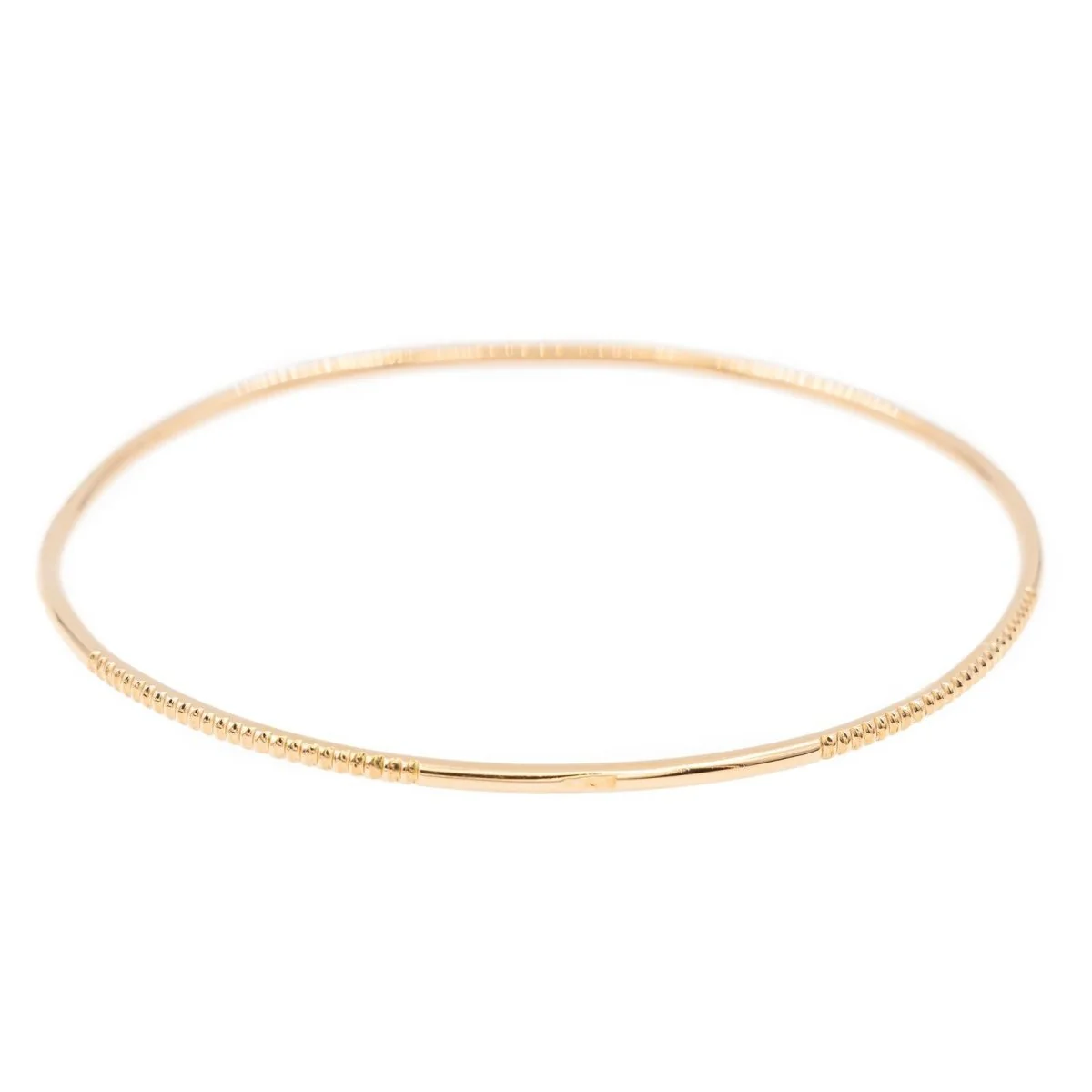 Yellow Gold Bangle Bracelet