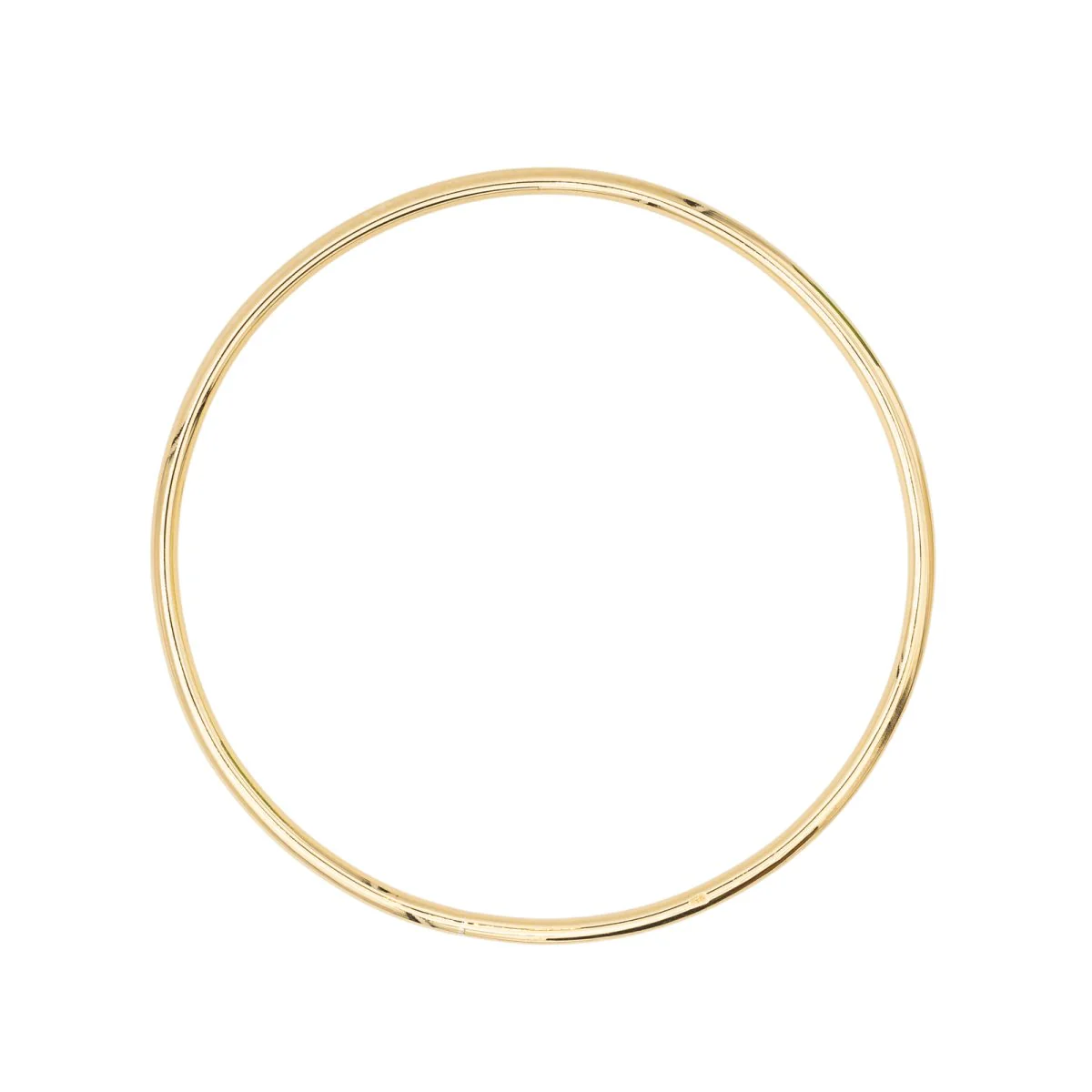 Yellow Gold Bangle Bracelet - Image 3