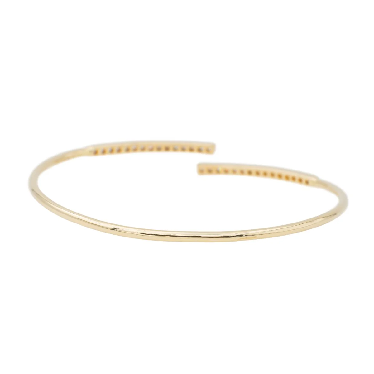 Bracelet Yellow Gold Wedding Band diamond - Image 5