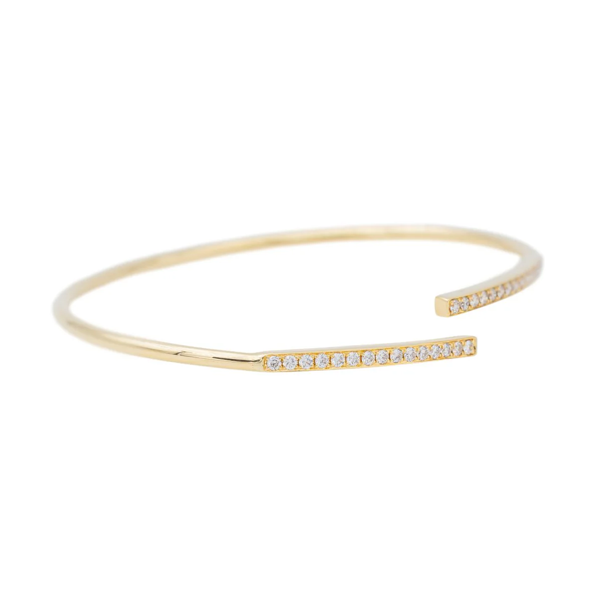 Bracelet Yellow Gold Wedding Band diamond - Image 7