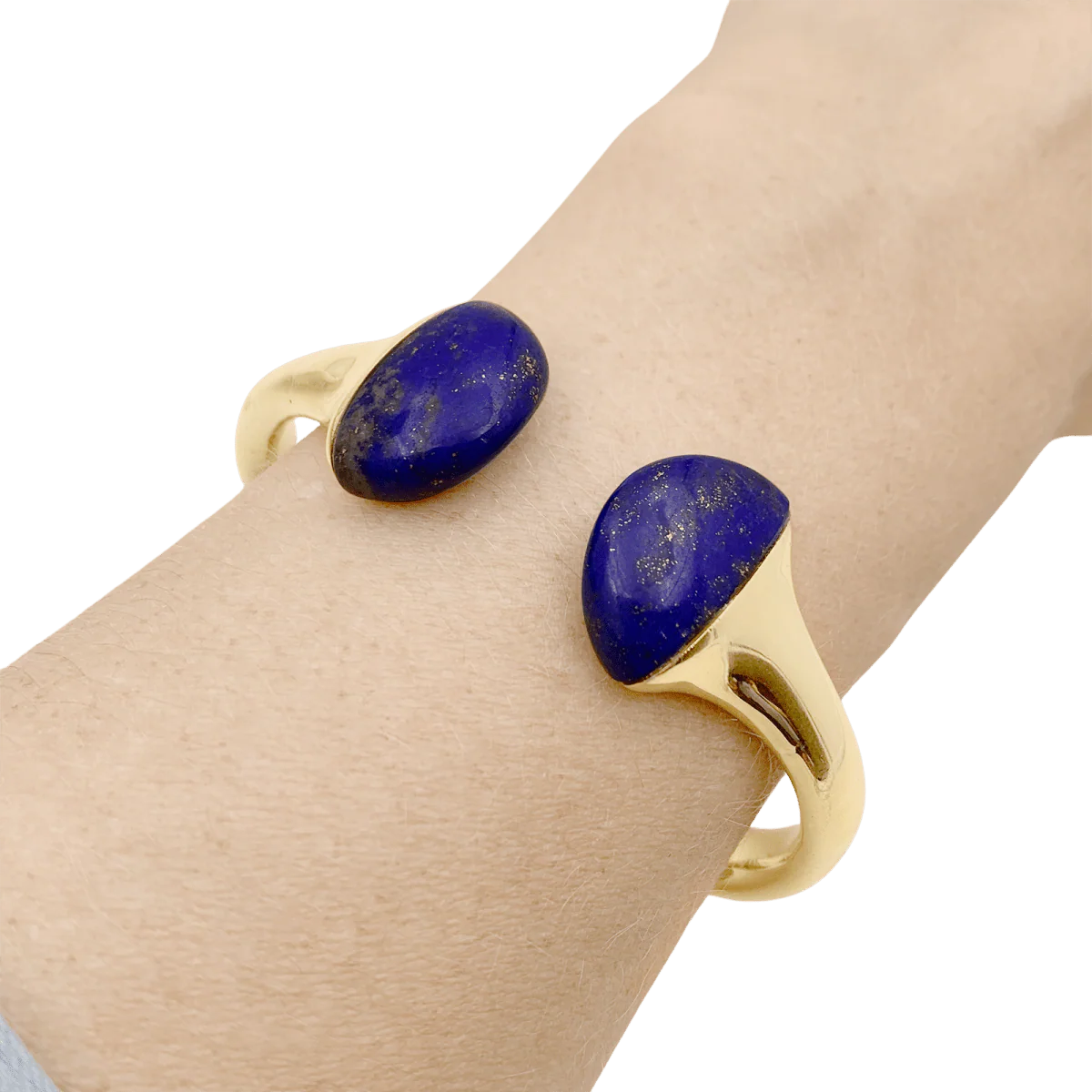 Bracelet Rush in yellow gold and lapis lazuli - Image 2