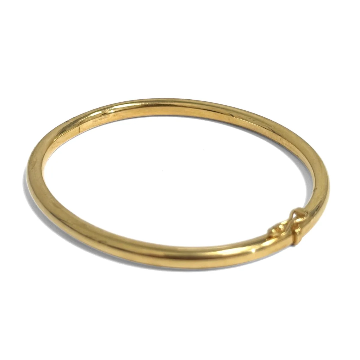 Bracelet jonc moyen modèle en or jaune - Image 3