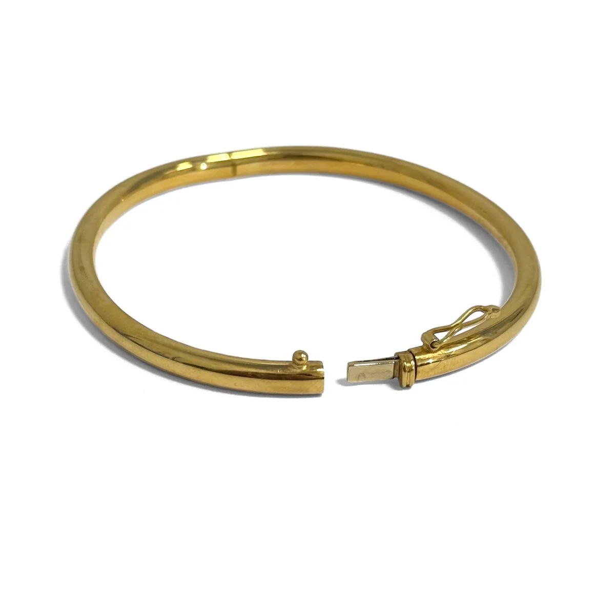 Bracelet jonc moyen modèle en or jaune - Image 4