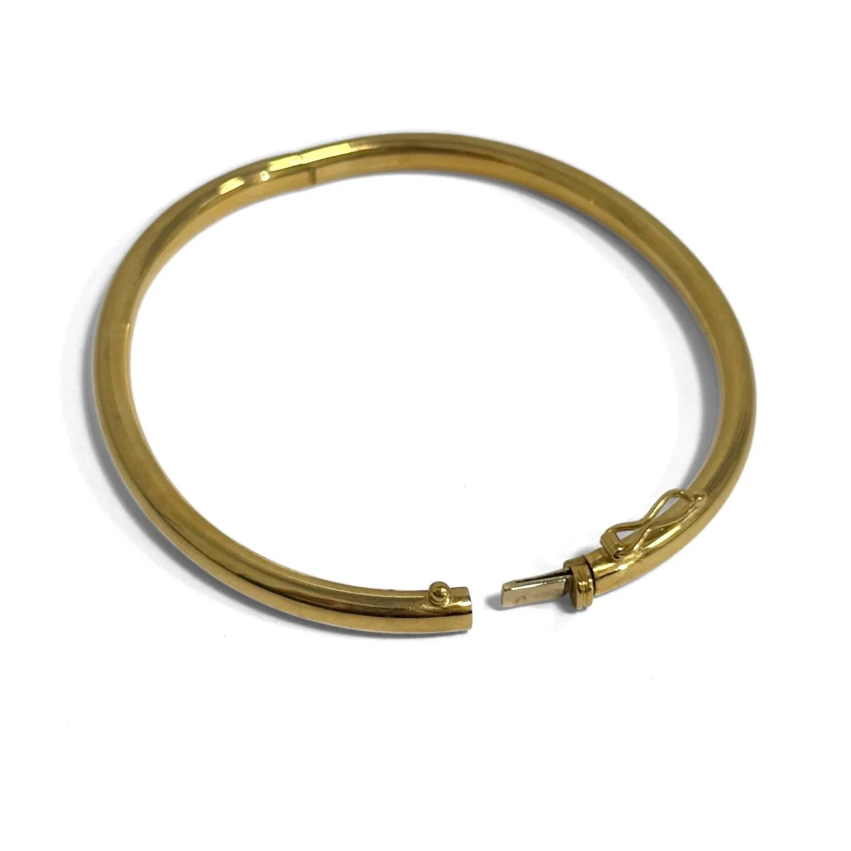 Bracelet jonc moyen modèle en or jaune - Image 5