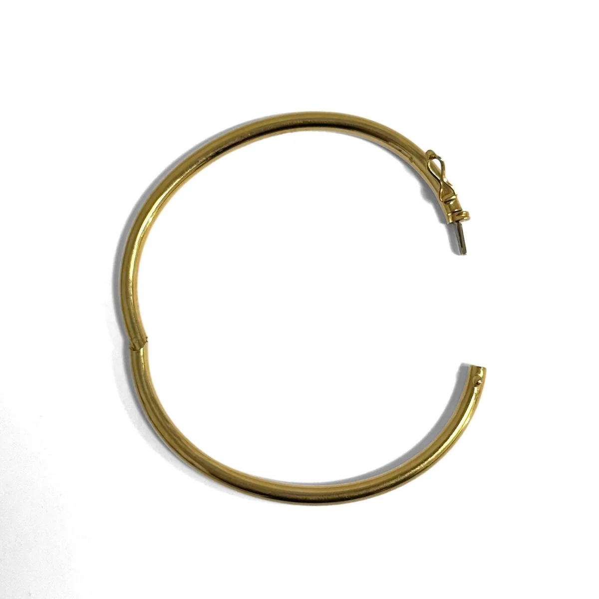 Bracelet jonc moyen modèle en or jaune - Image 7