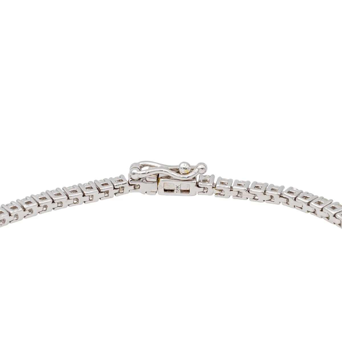 Bracelet White gold line diamond - Image 8