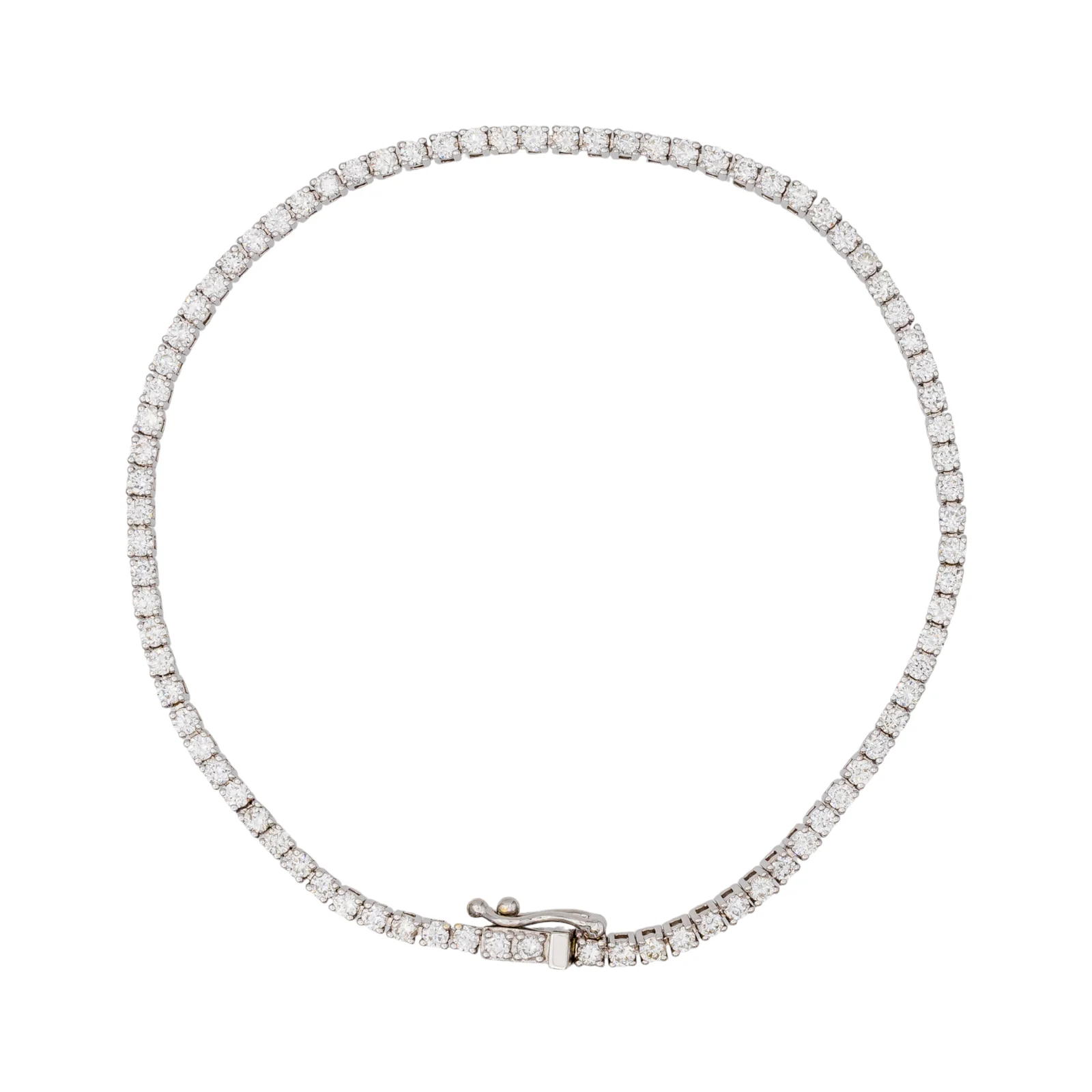 Bracelet White gold Diamond Line