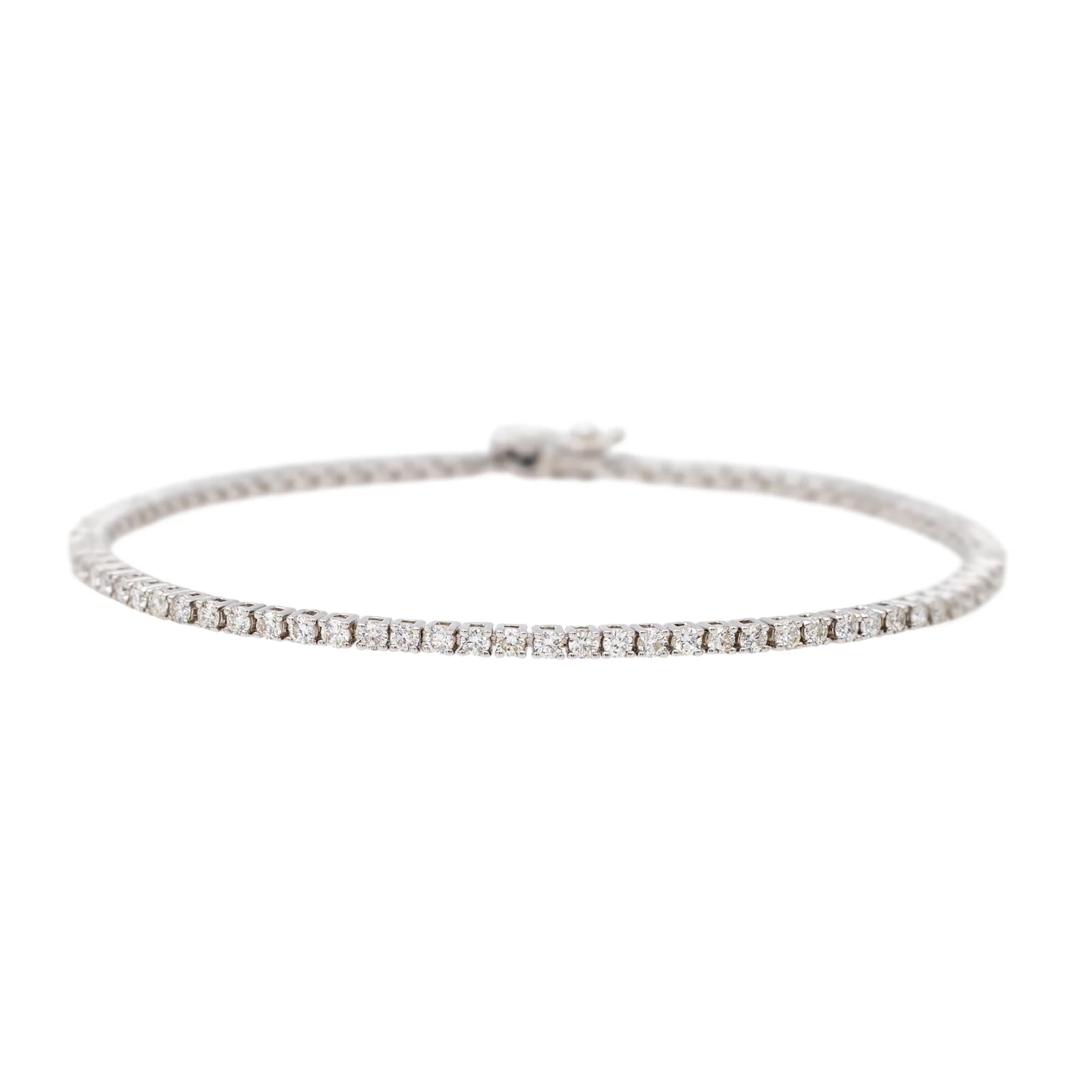 Bracelet White gold Diamond Line - Image 3