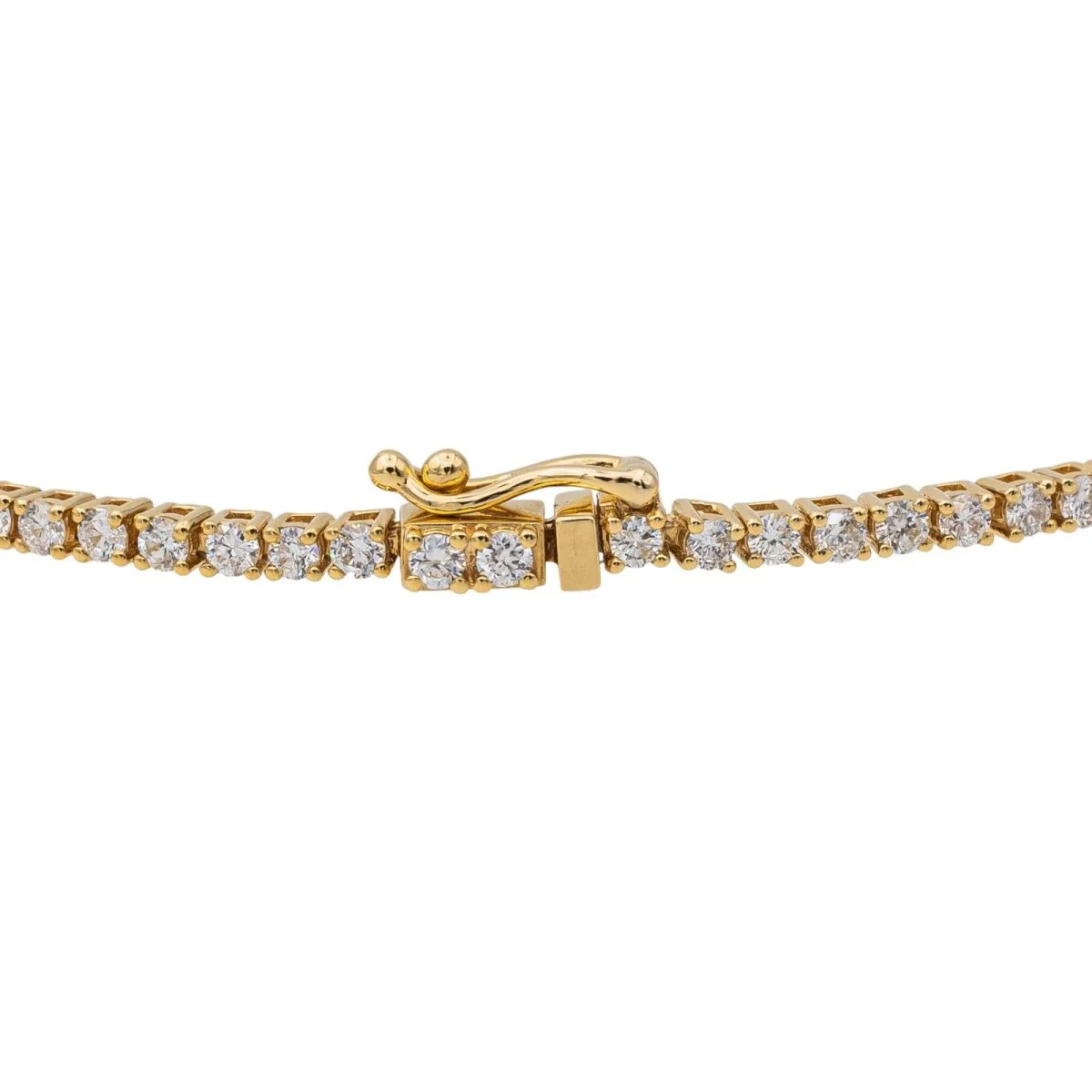 Bracelet Yellow gold line diamond - Image 4