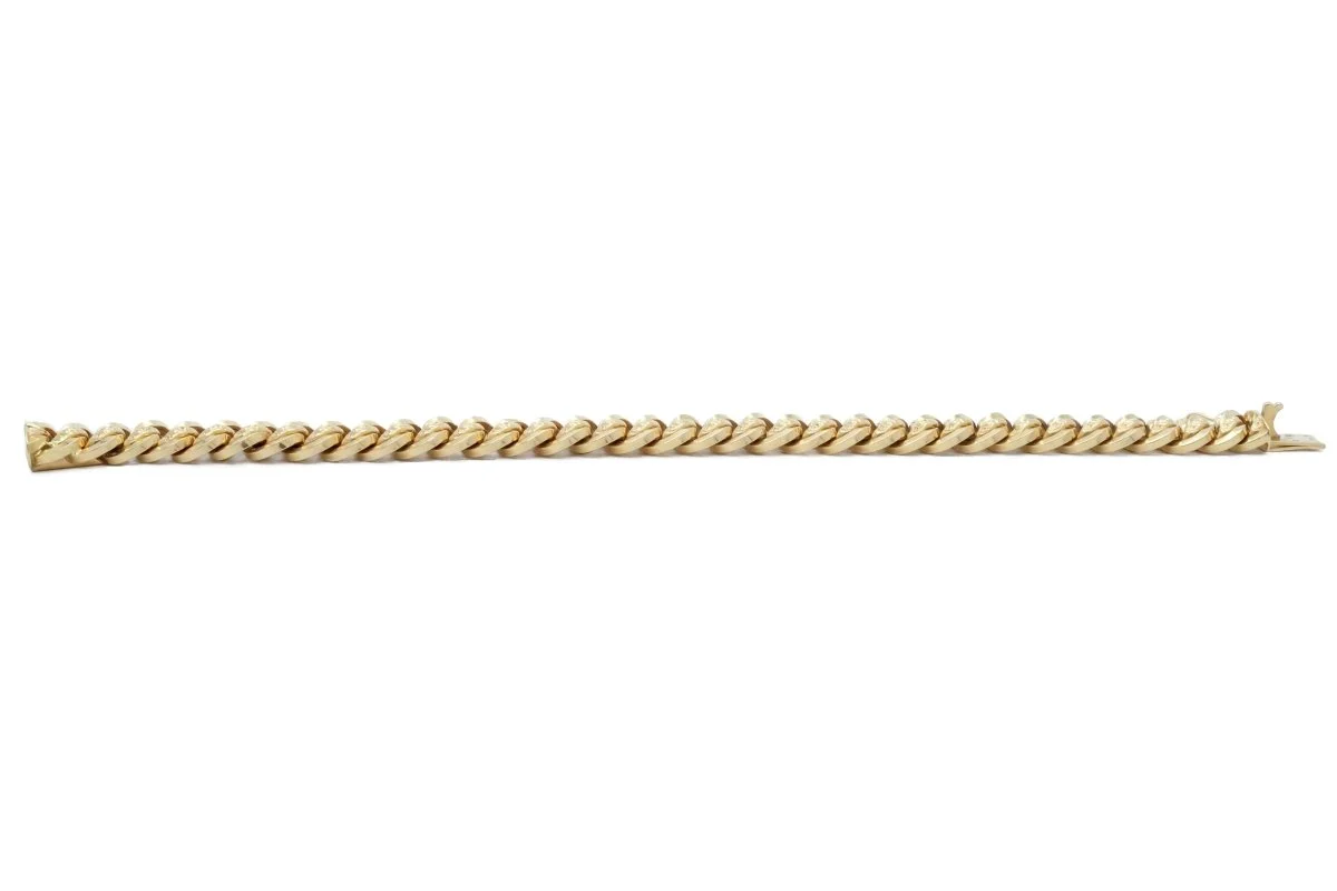 Bracelet Mesh yellow gold - Image 4