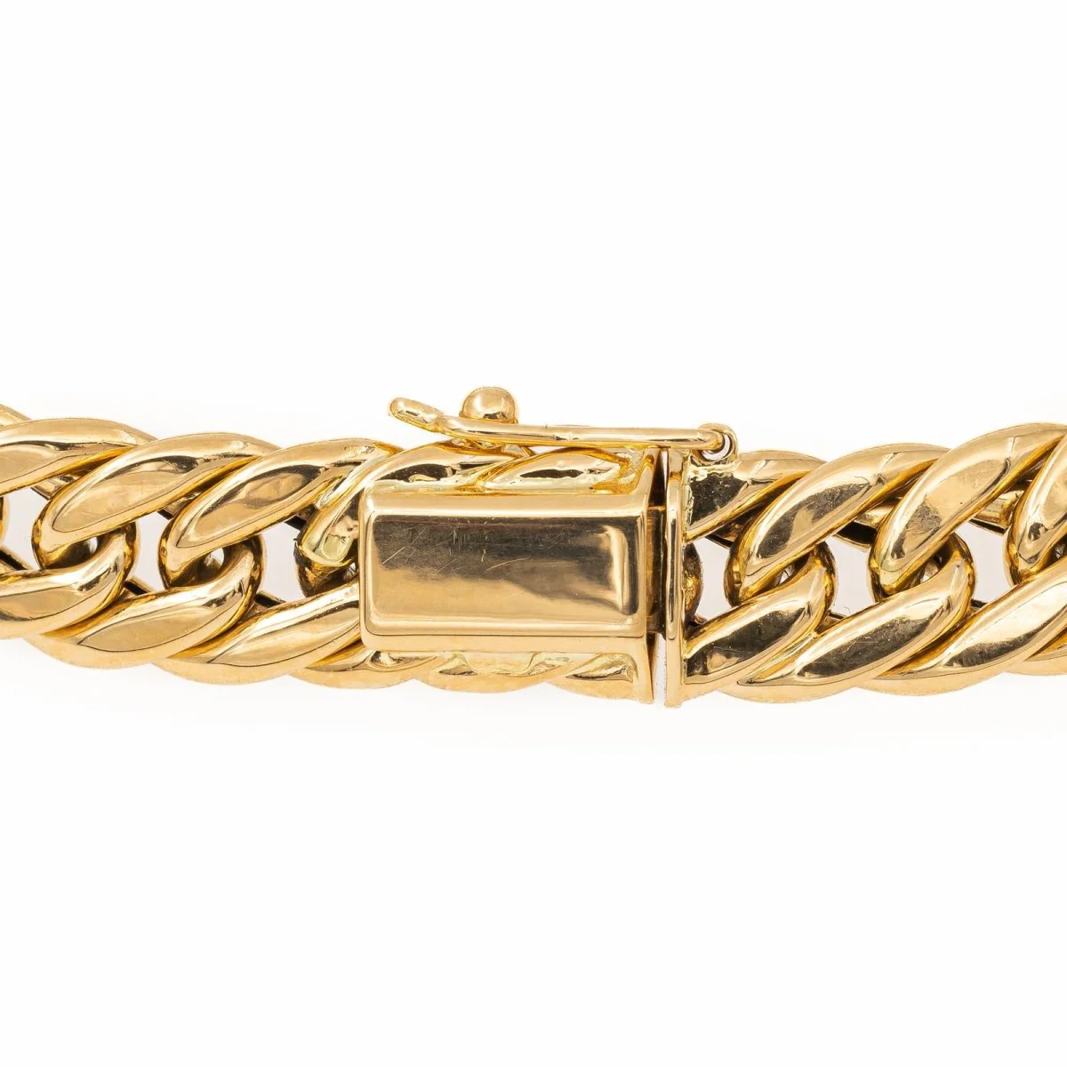 American mesh bracelet in yellow gold - Image 6