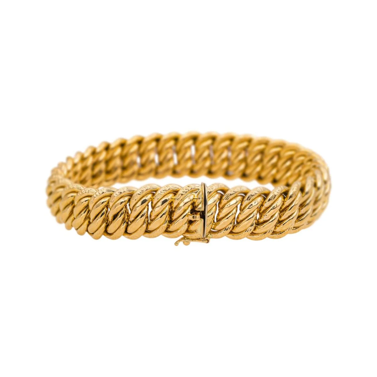Bracelet American Link Yellow gold - Image 3