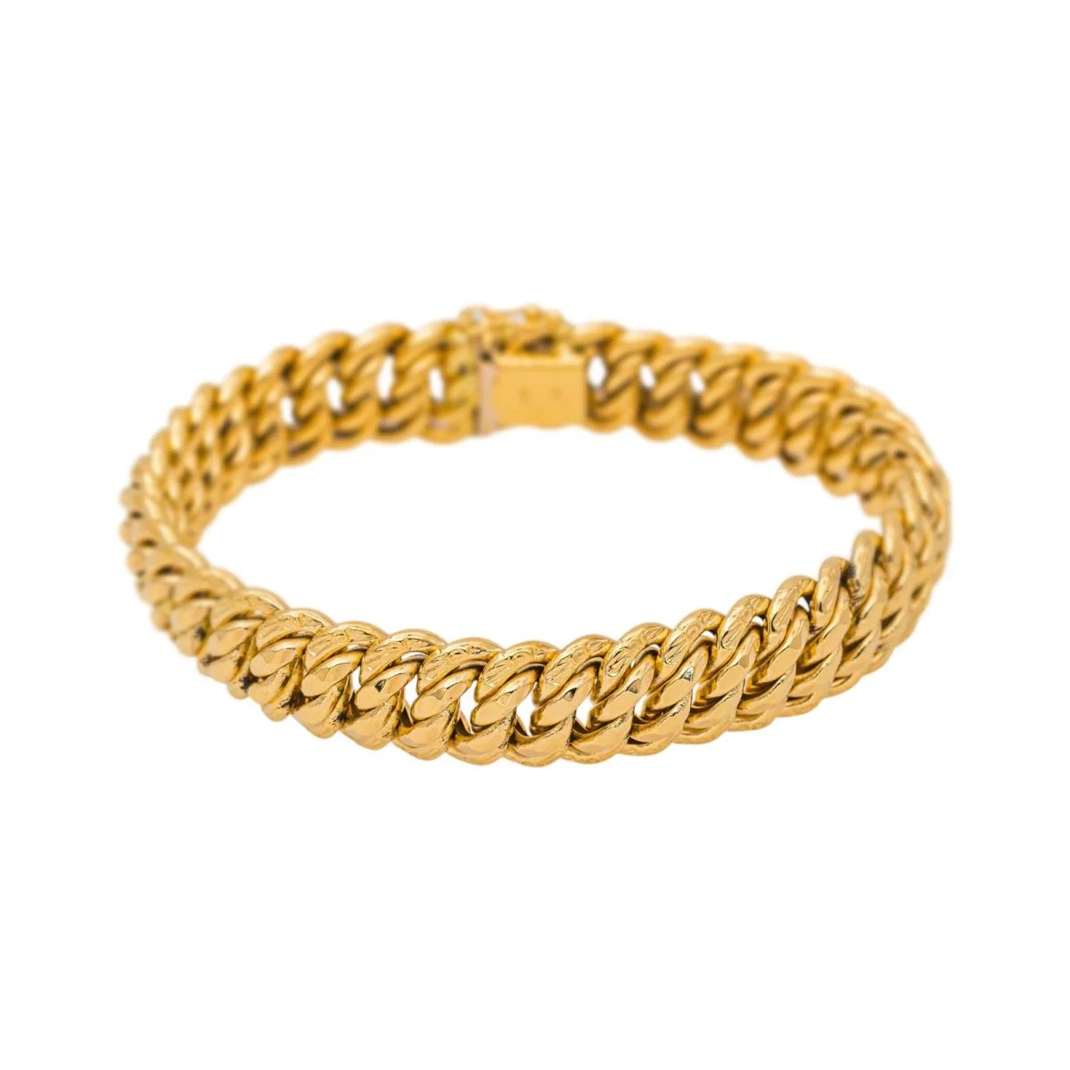 Yellow Gold American Link Bracelet