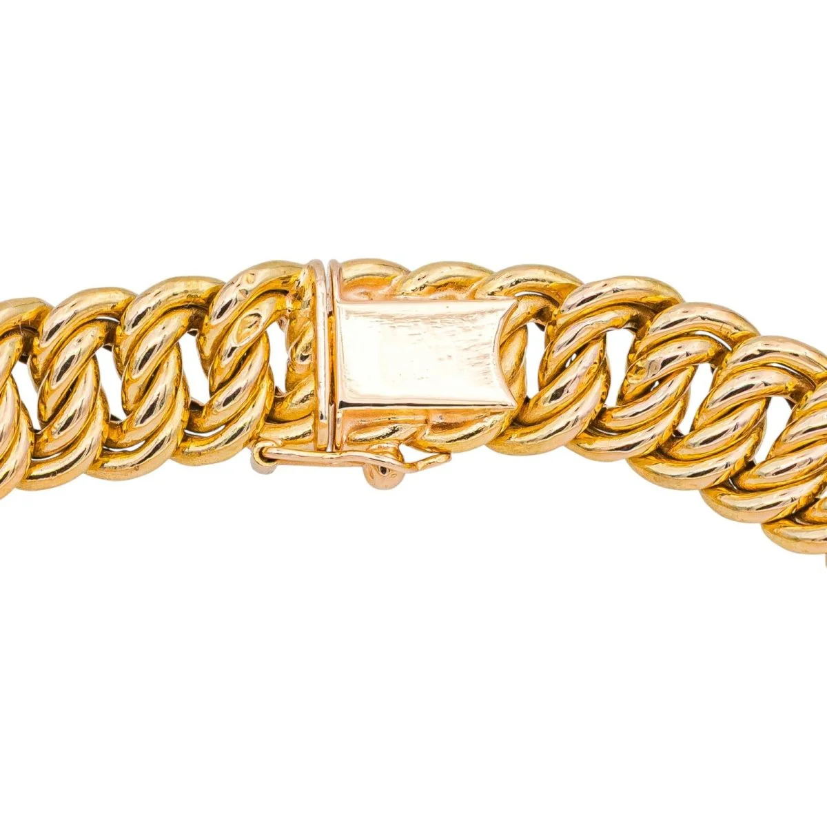 Maille bracelet in pink gold - Image 6