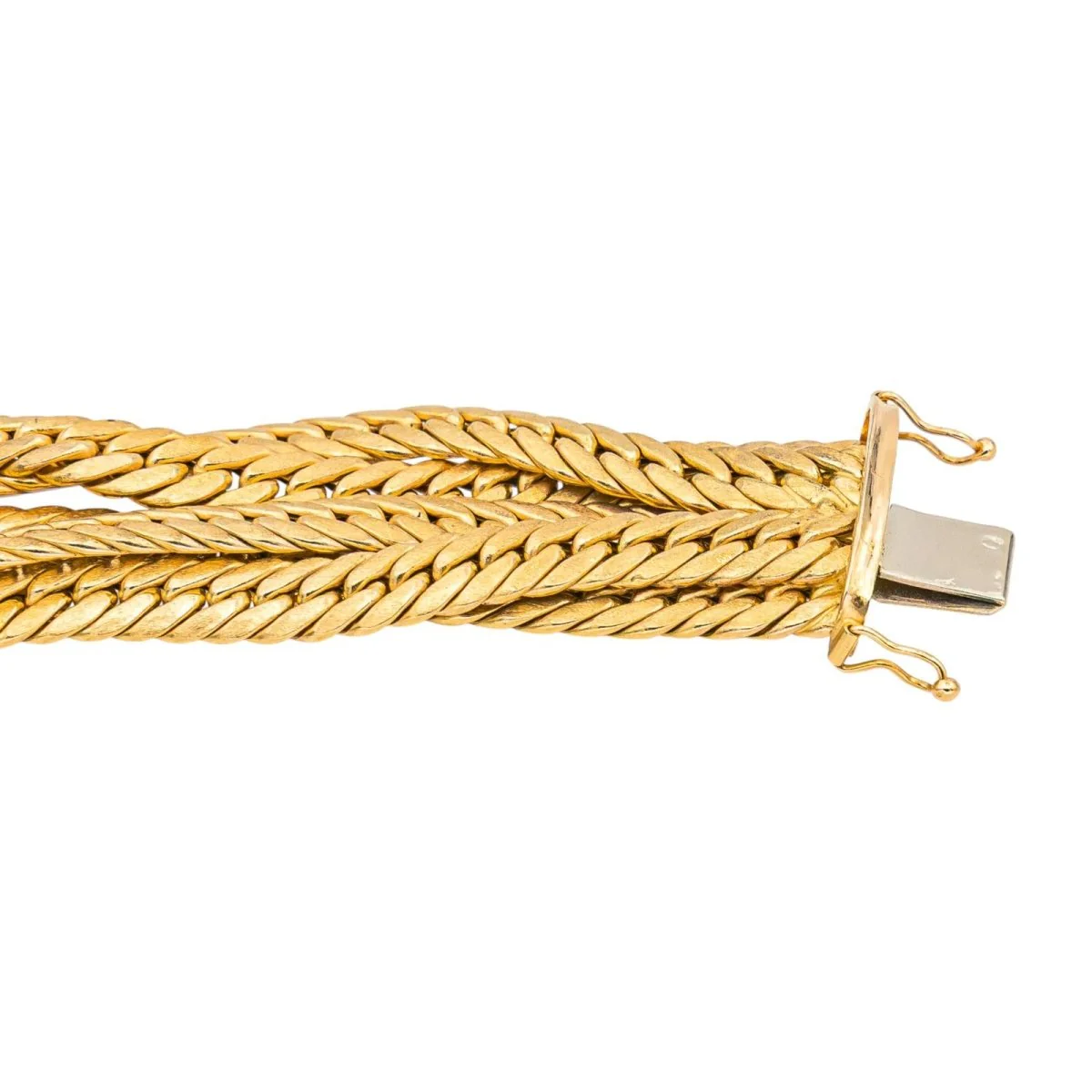 Maille bracelet in yellow gold - Image 7