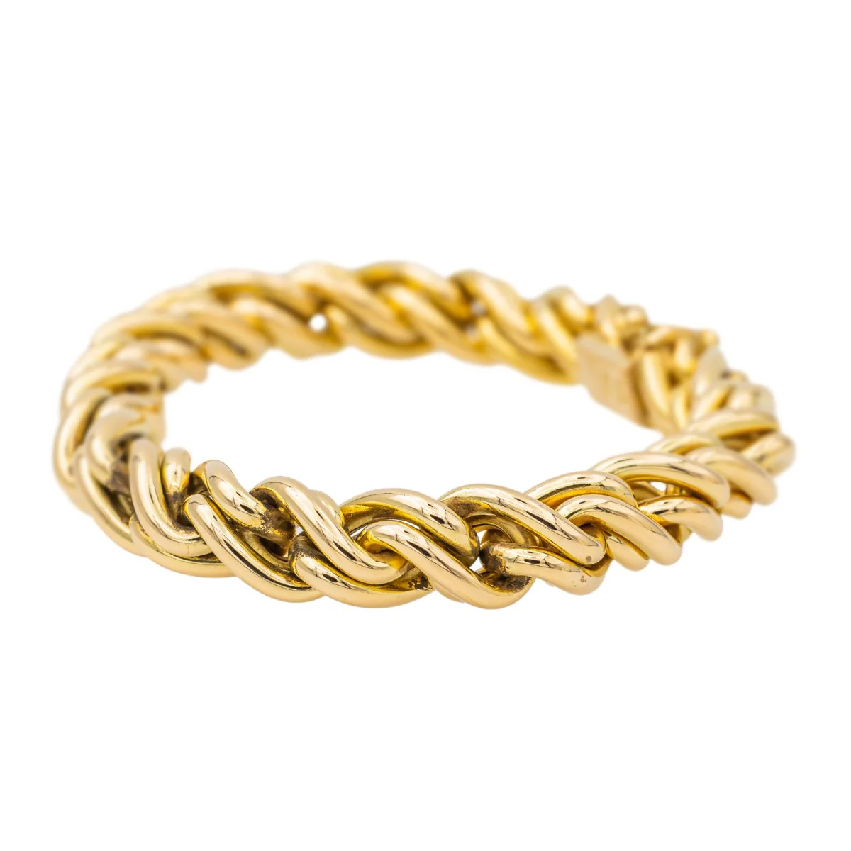 CAPLAIN SAINT ANDRÉ link bracelet in yellow gold - Image 4
