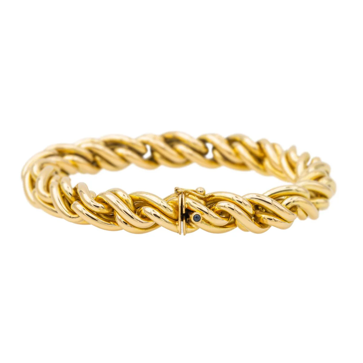 CAPLAIN SAINT ANDRÉ link bracelet in yellow gold - Image 5