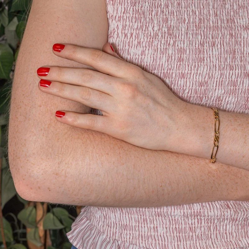 Yellow Gold Horse-Link Bracelet - Image 2