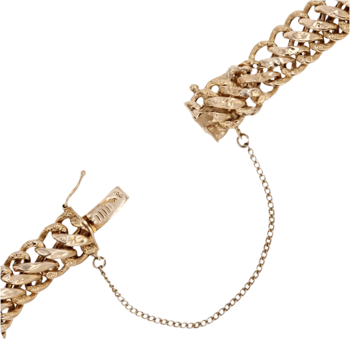 Maille bracelet in pink gold - Image 5