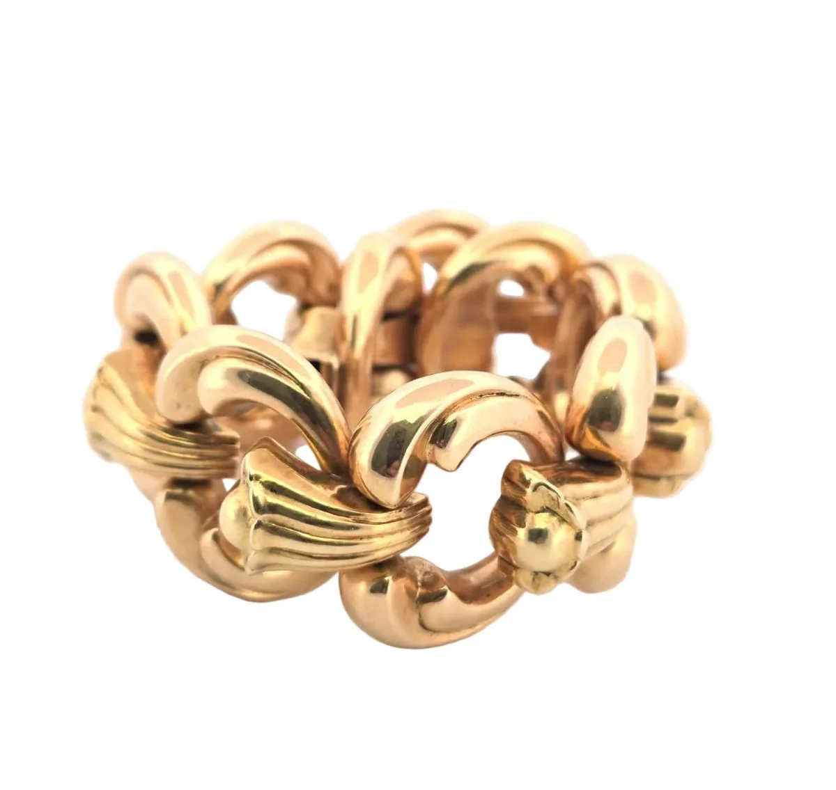 Link Bracelet in Yellow gold - Image 4