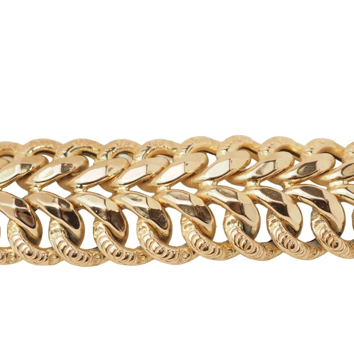 Bracelet Maille en or rose - Image 3