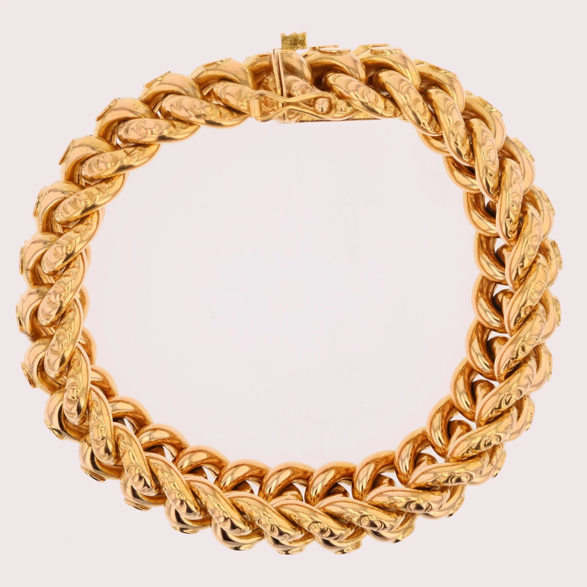 Rose Gold Link Bracelet - Image 6