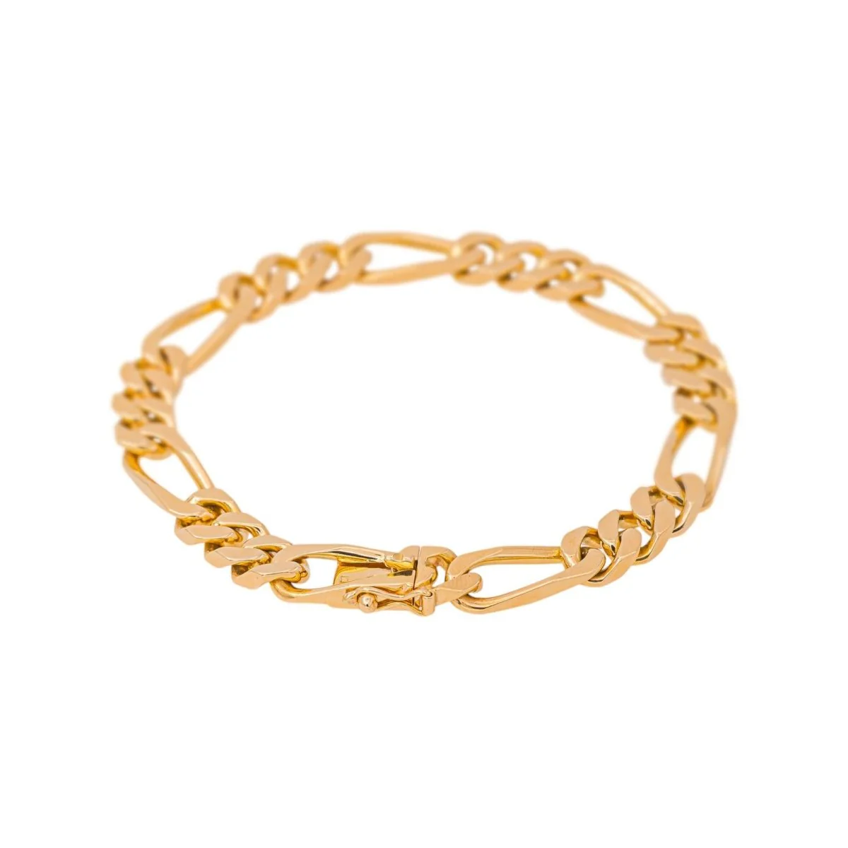 Rose gold Figaro chain Bracelet - Image 3