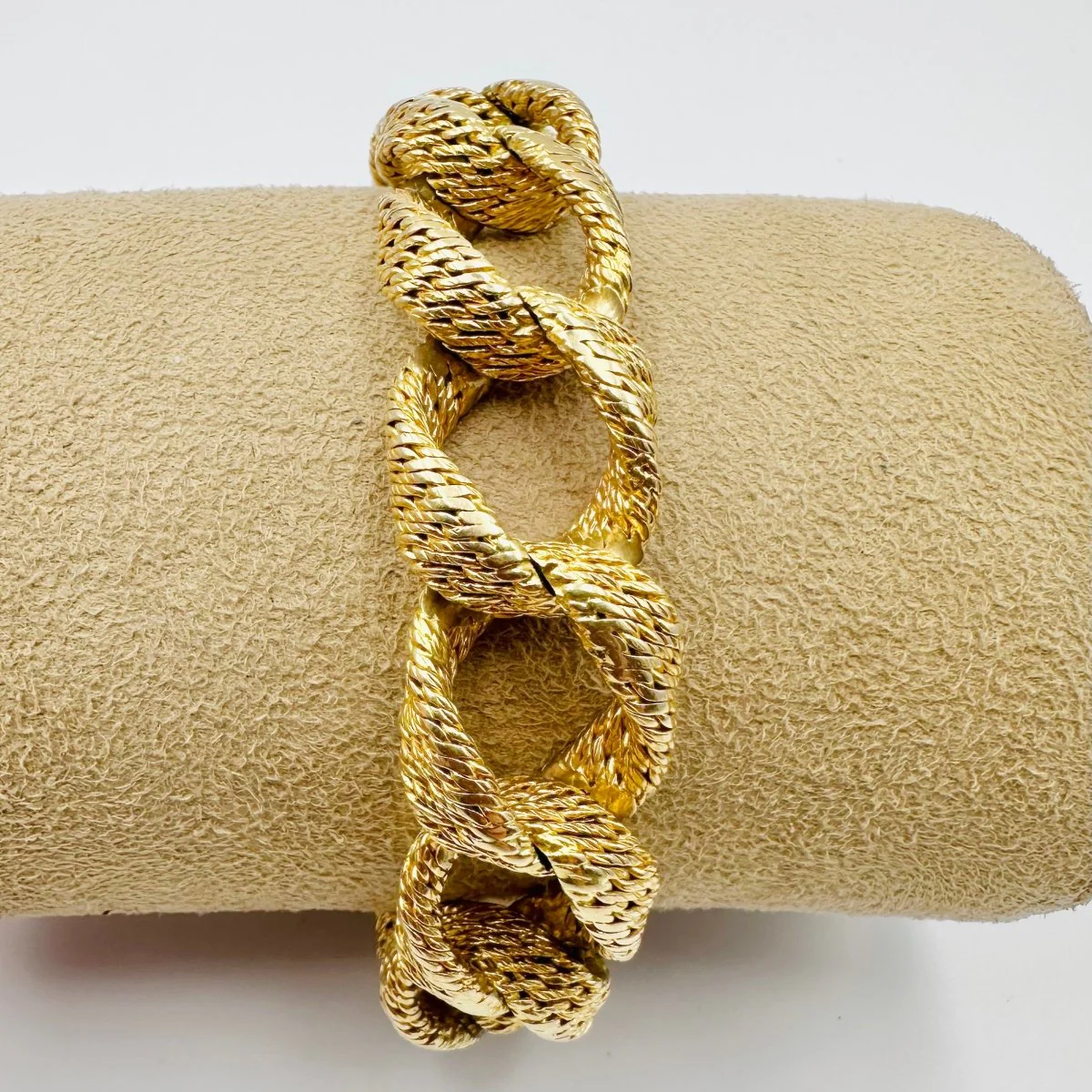 Bracelet in twisted Yellow gold - Image 5