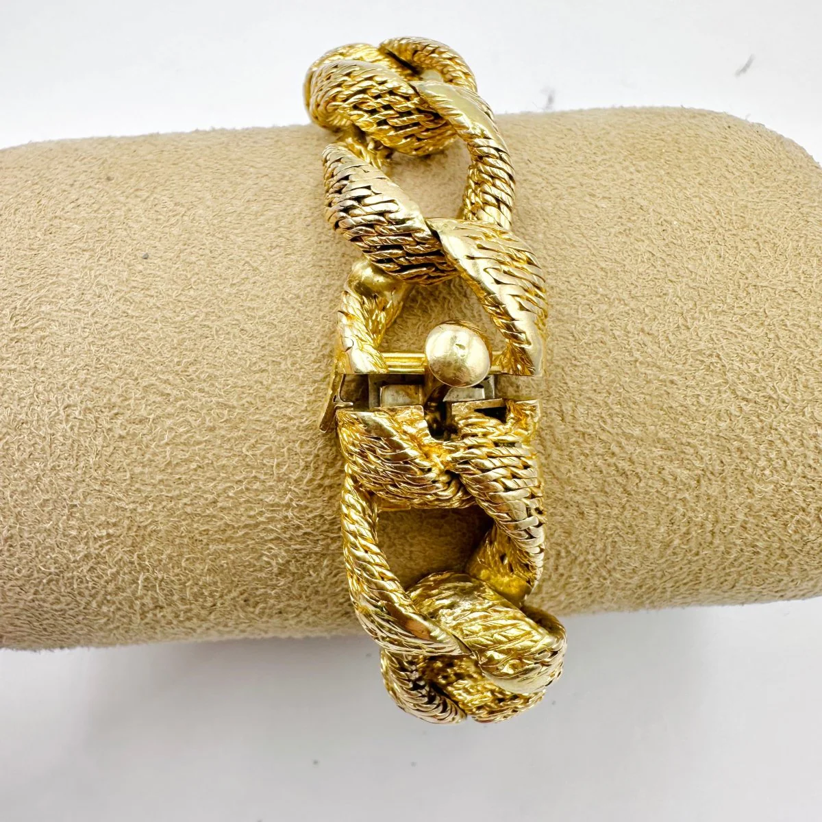 Bracelet in twisted Yellow gold - Image 7