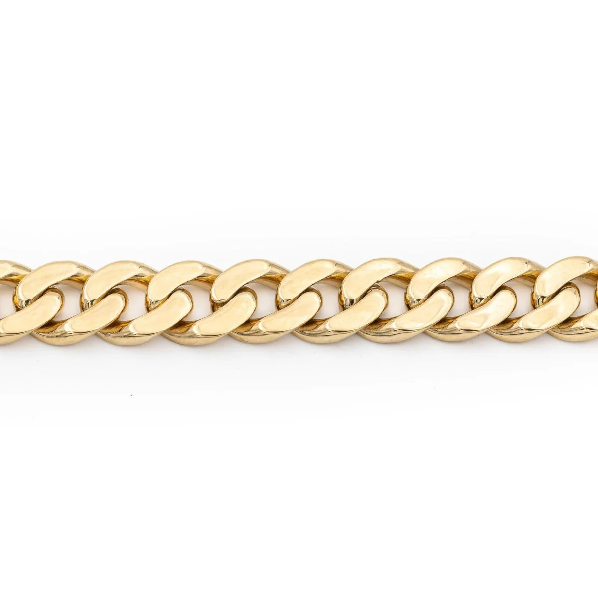 Curb bracelet in yellow gold - Image 4