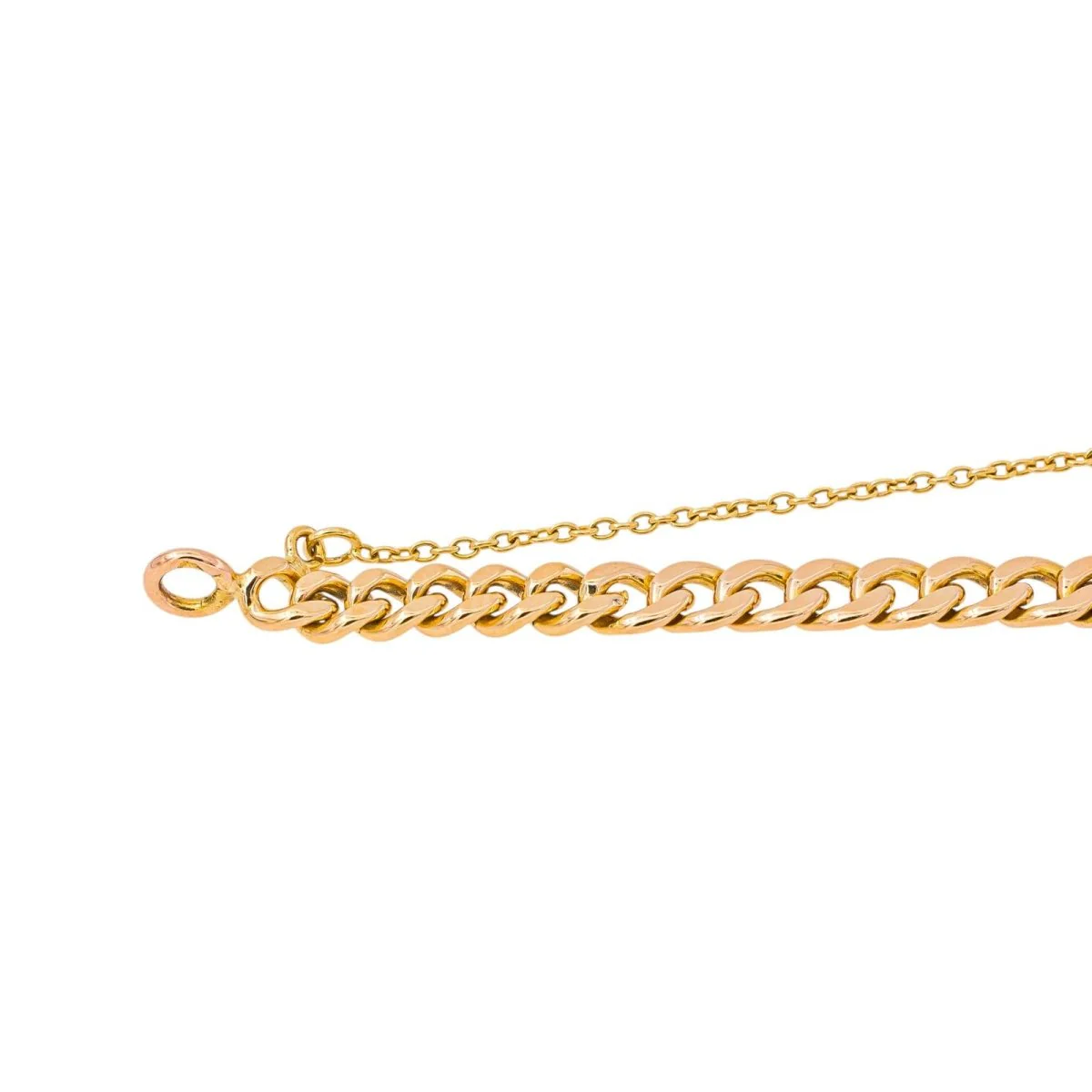 Rose gold Curb chain Bracelet - Image 6