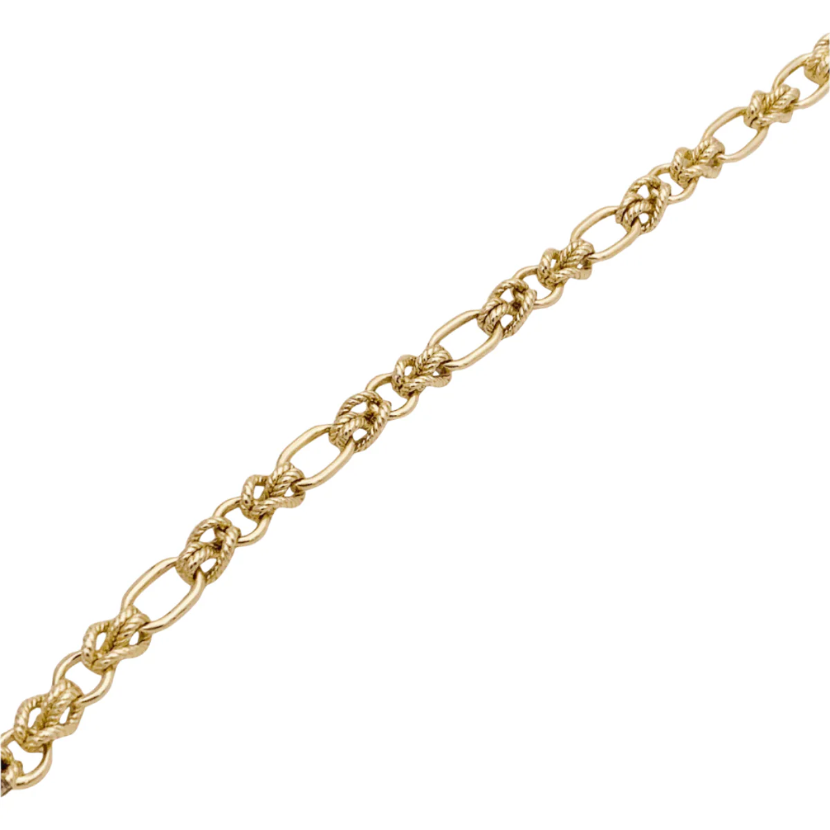 "Knots" mesh bracelet in yellow gold - Image 3