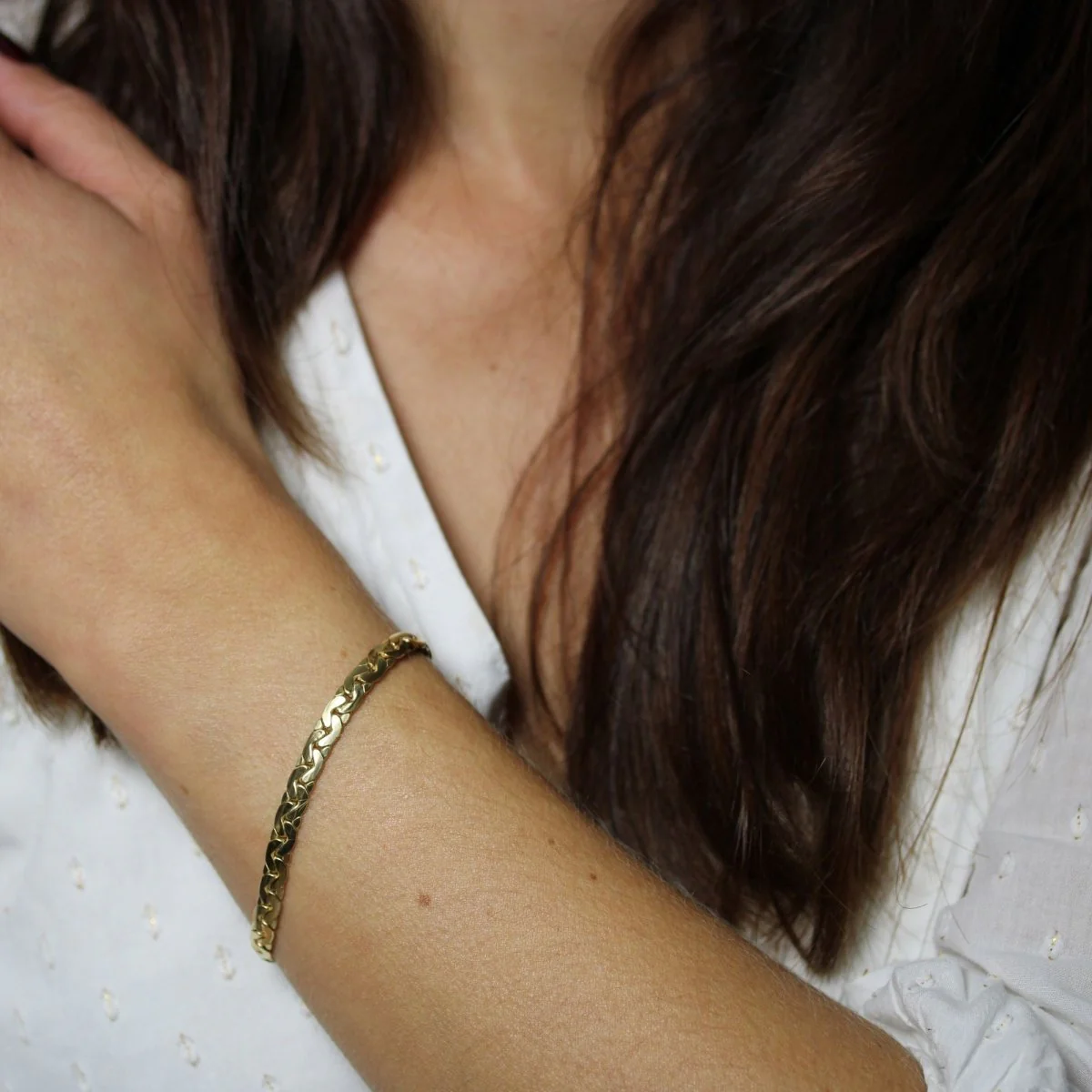 Bracelet Mesh in yellow gold - Image 2