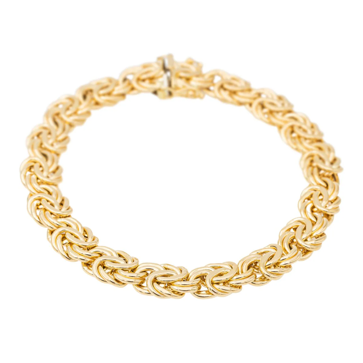 Royal mesh bracelet Yellow gold