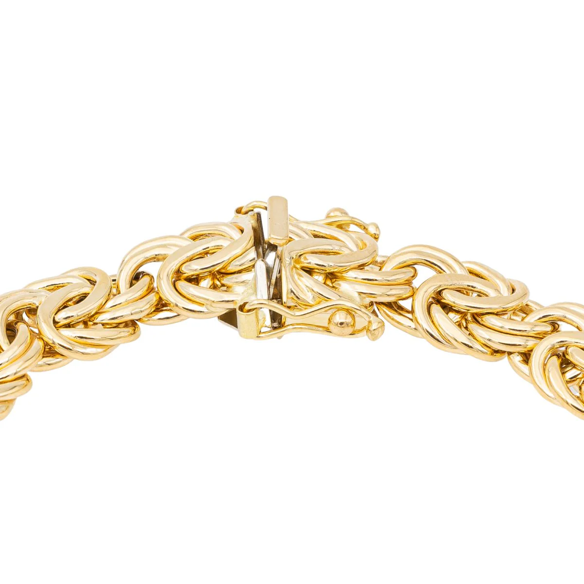 Royal mesh bracelet Yellow gold - Image 2