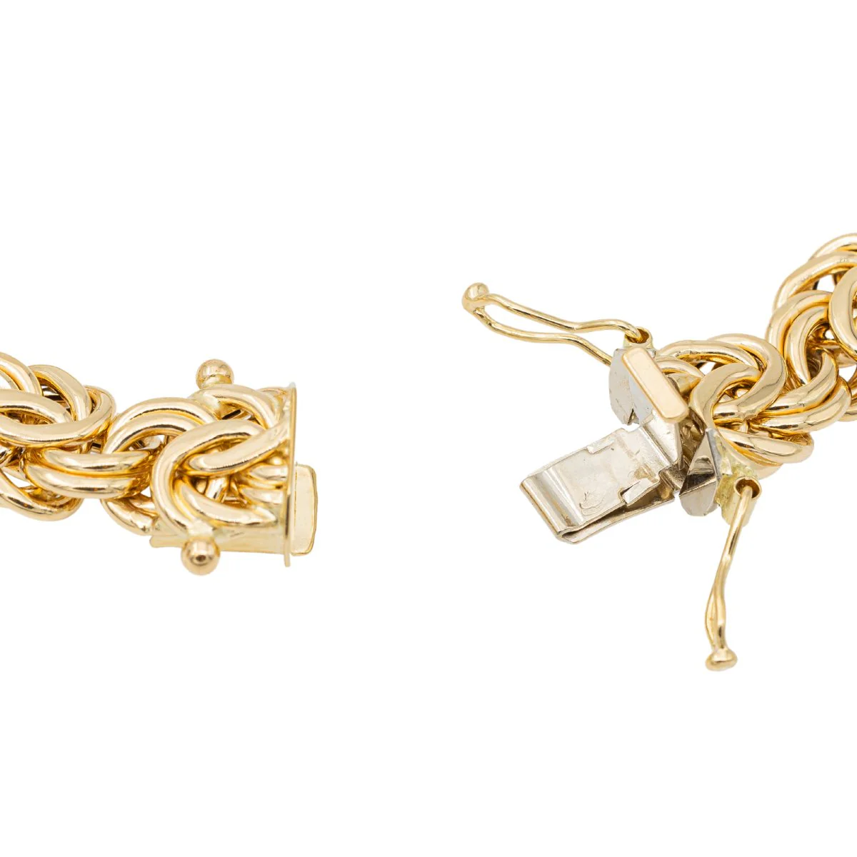 Royal mesh bracelet Yellow gold - Image 6