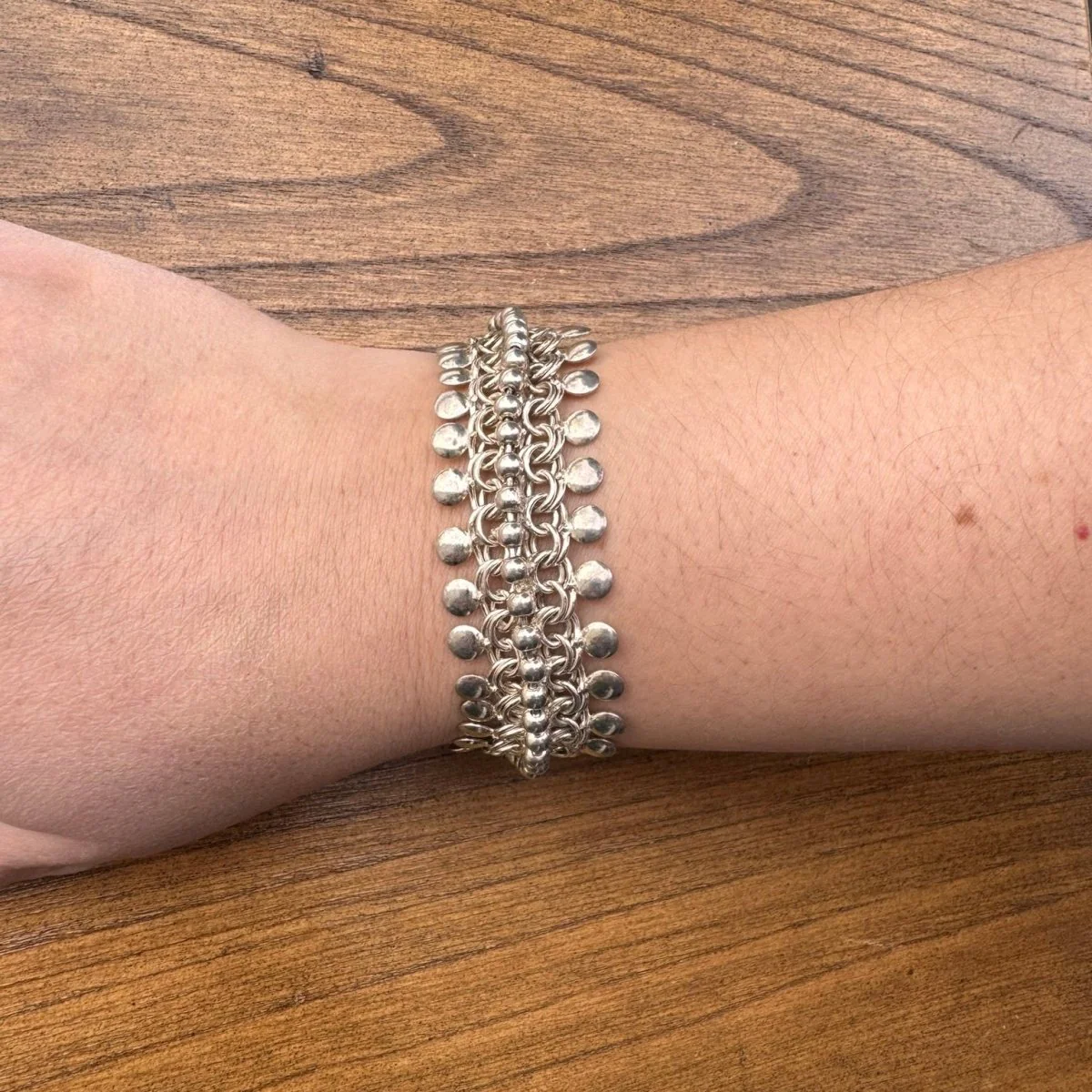 Silver Cuff Bracelet - Image 2