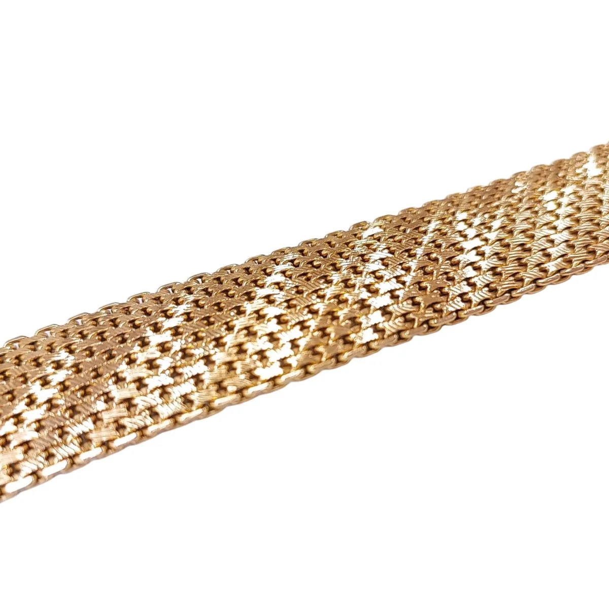 Yellow gold cuff bracelet - Image 5