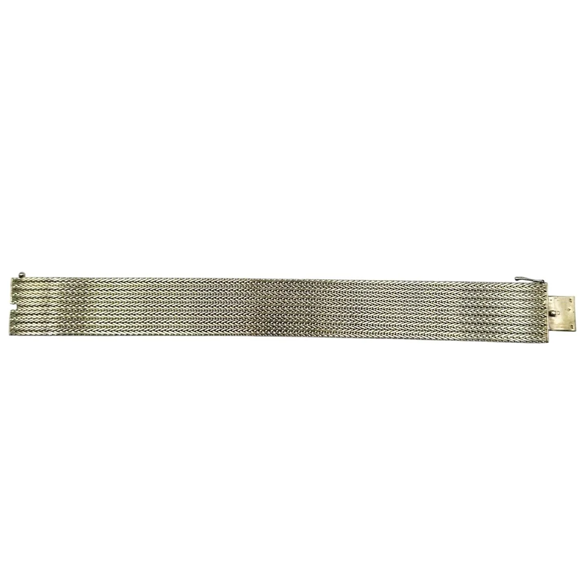 Yellow Gold Cuff Bracelet - Image 15