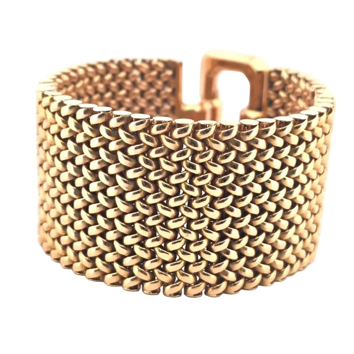 Bracelet Cuff in yellow gold